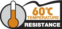 Odolnost do 60 °C